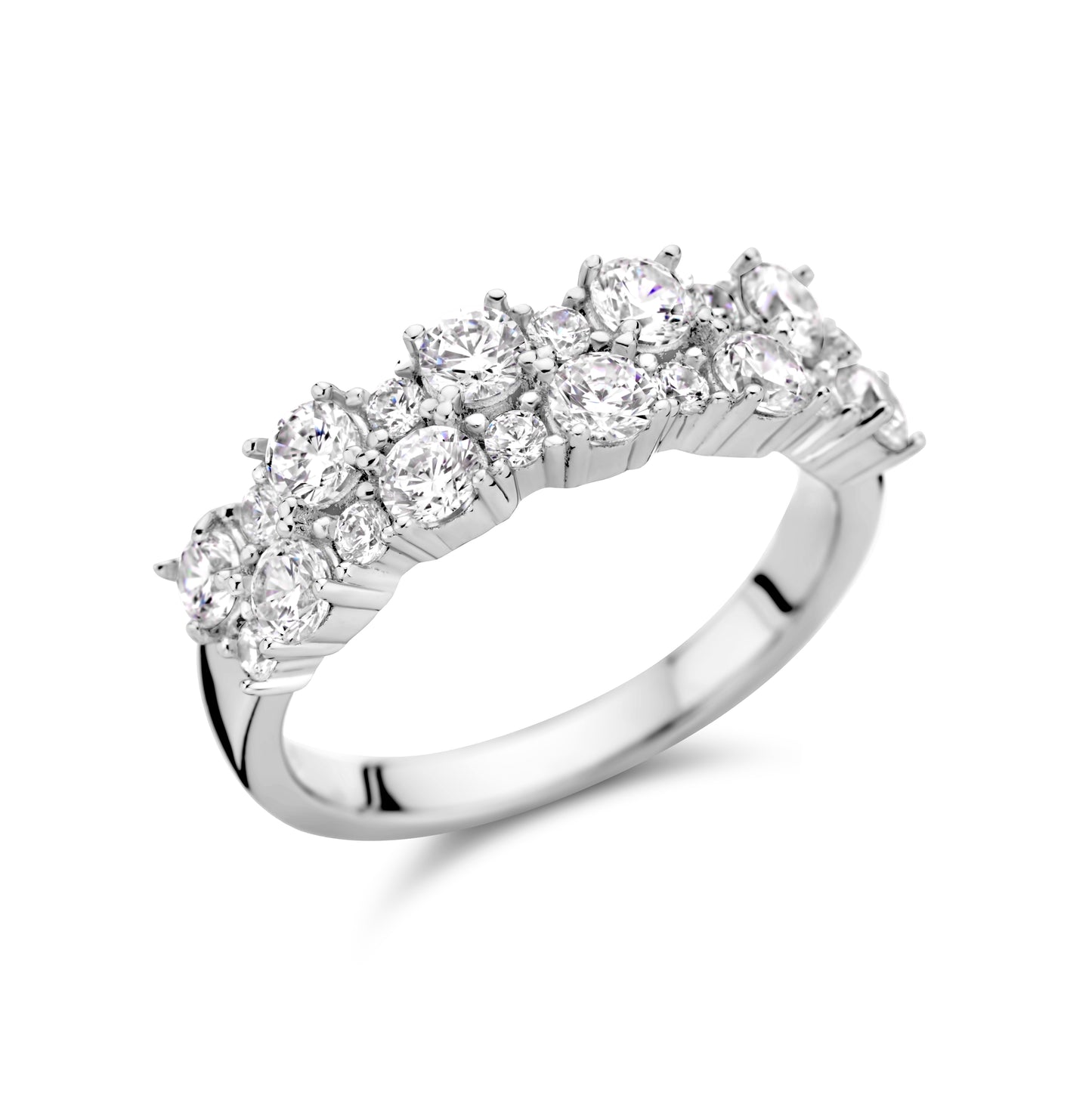 Double Stack Eternity Ring