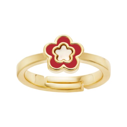 Enamel Flower Ring