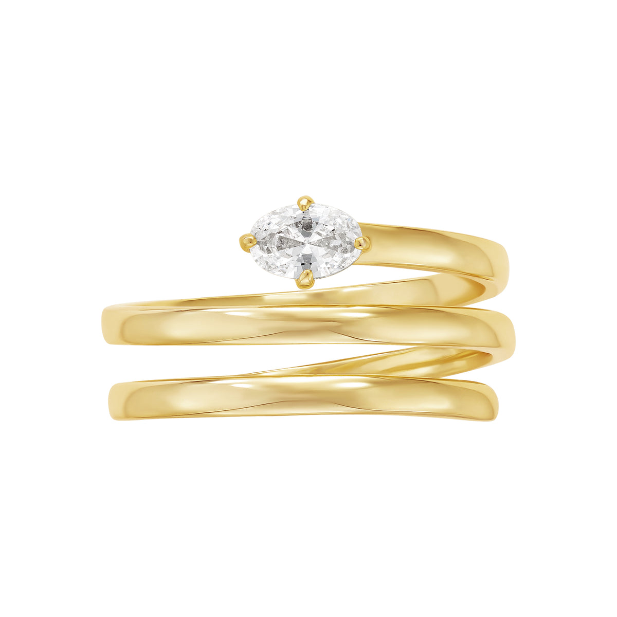 Oval Wrap Ring
