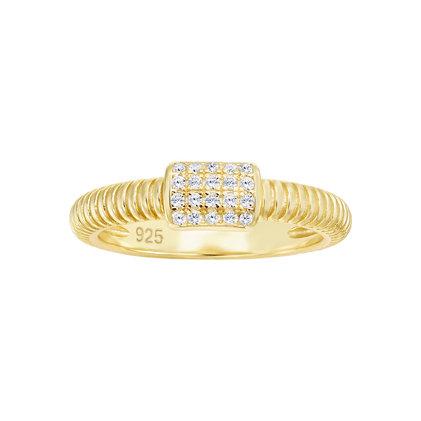 Center Pave Ring