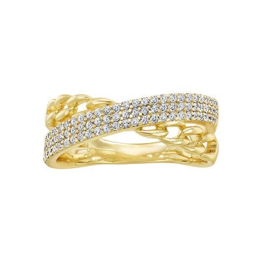 Crossed Chain Ring