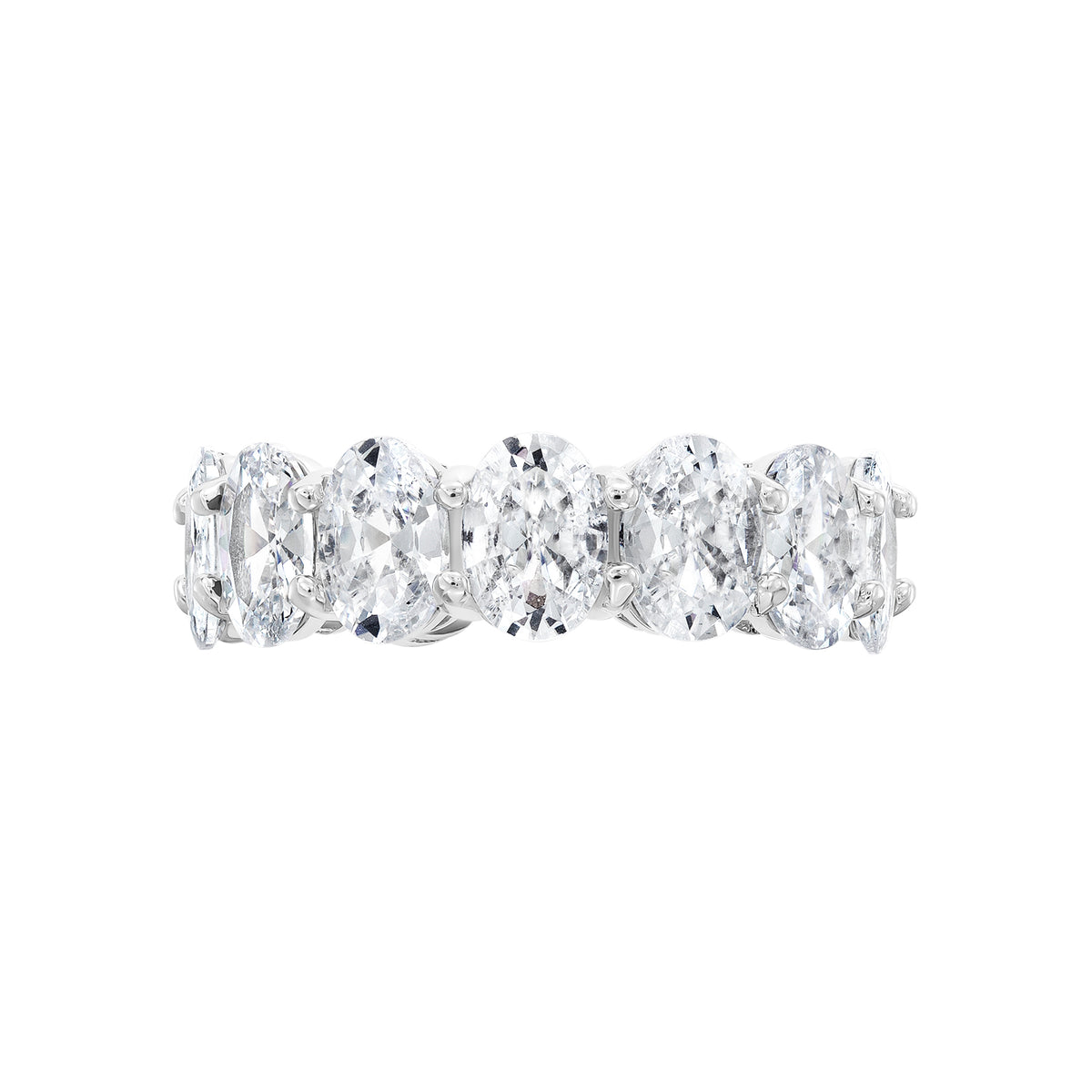 Bold Oval Eternity Ring