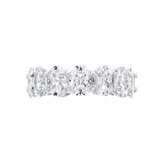 Bold Oval Eternity Ring