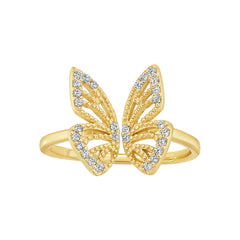 Dainty Butterfly Ring