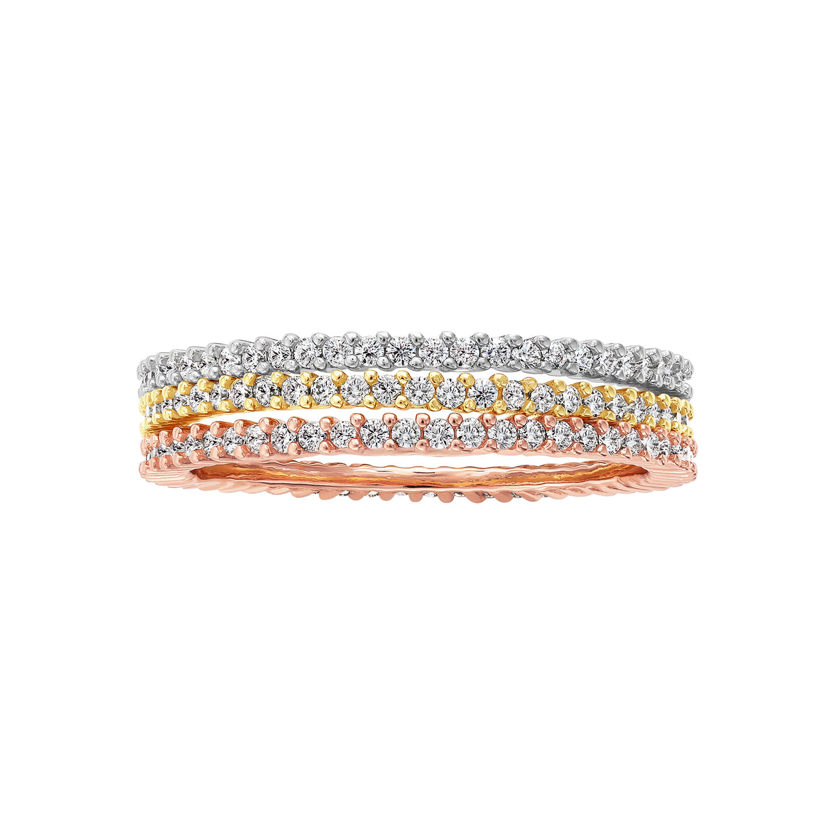 Tricolor Stack Ring