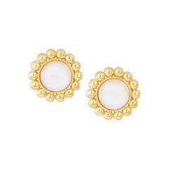 Bold Mother Of Pearl Earrings