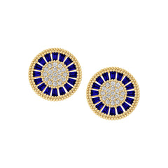 Baguette Stone Spinner Studs