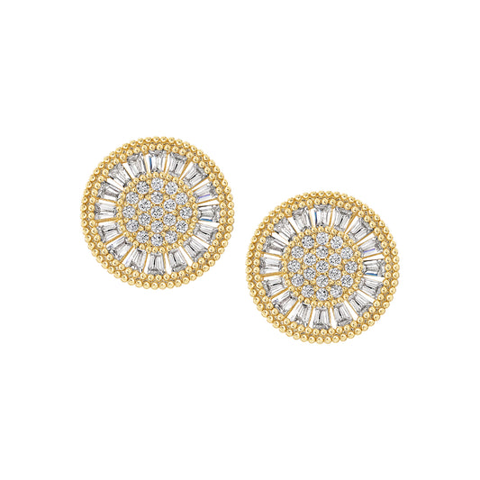 Baguette Stone Spinner Studs