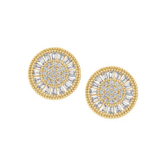 Baguette Stone Spinner Studs