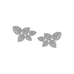 Leaf Cluster Stud Earring