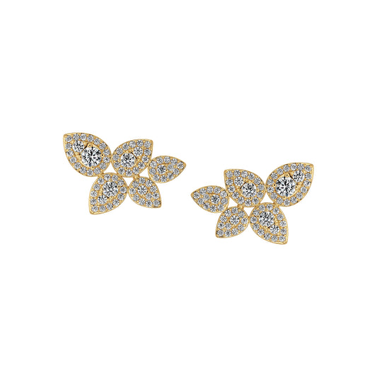 Leaves Statement Stud Earring