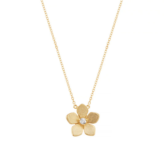 Classic Floral Petal Necklace