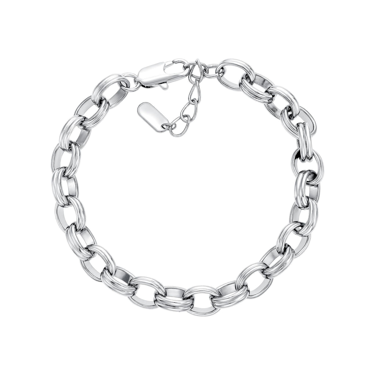 Double Intertwined Link Bracelet