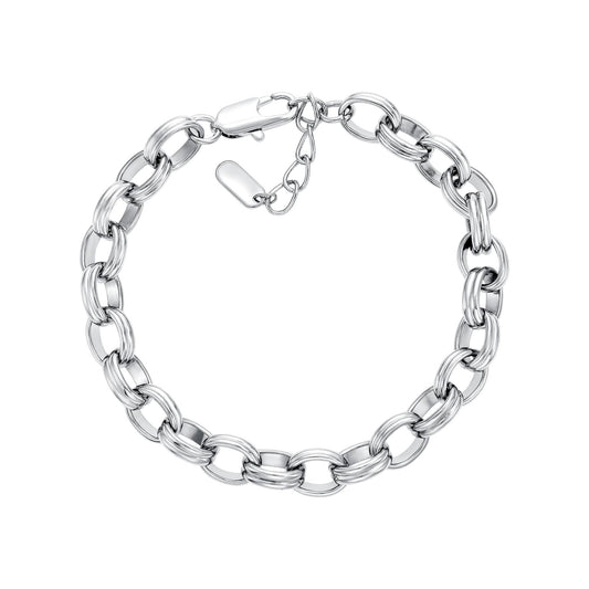 Double Intertwined Link Bracelet