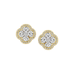 Unique Clover Studs