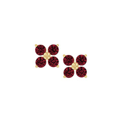 Neat Clover Stud Earring