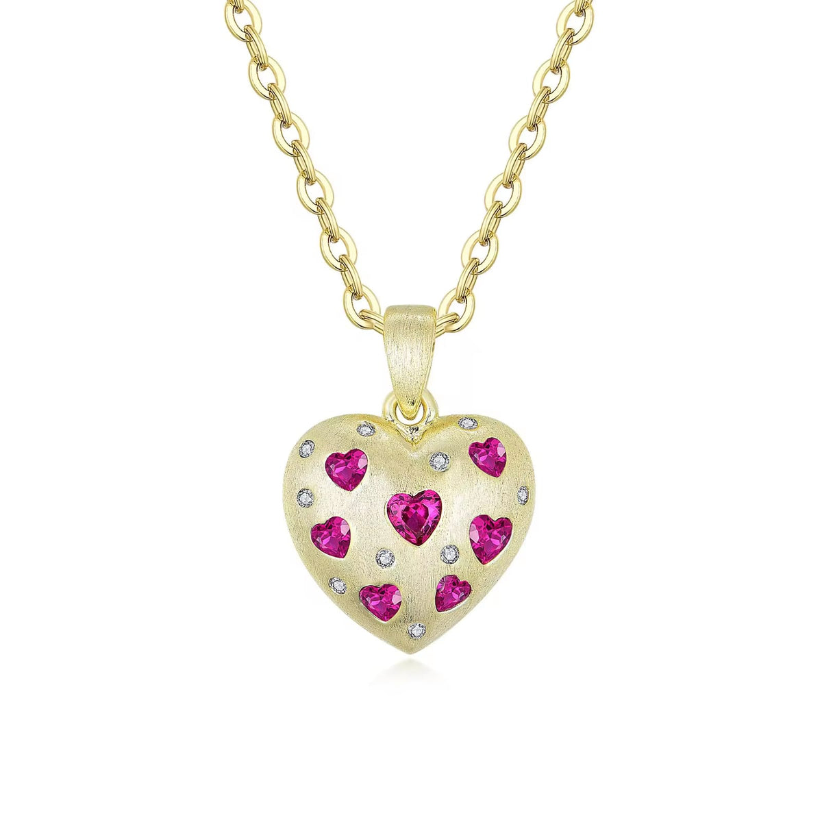 Heart In Heart Necklace