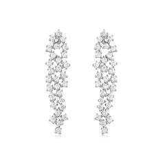 Long Cluster Earrings