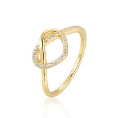 Twisted Heart Ring
