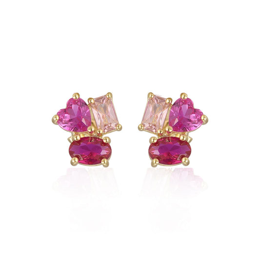 Colored Multi Shape Studs