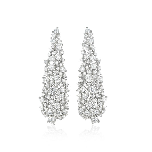 Graduating Cluster Drop Earrings