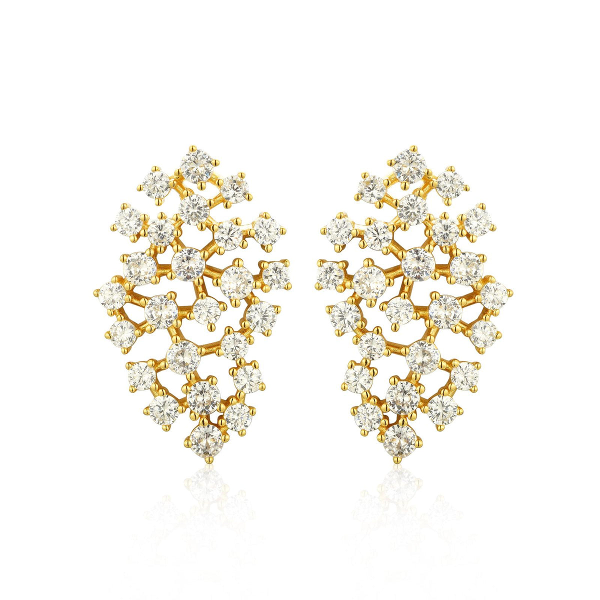 Openwork Lattice Earrings