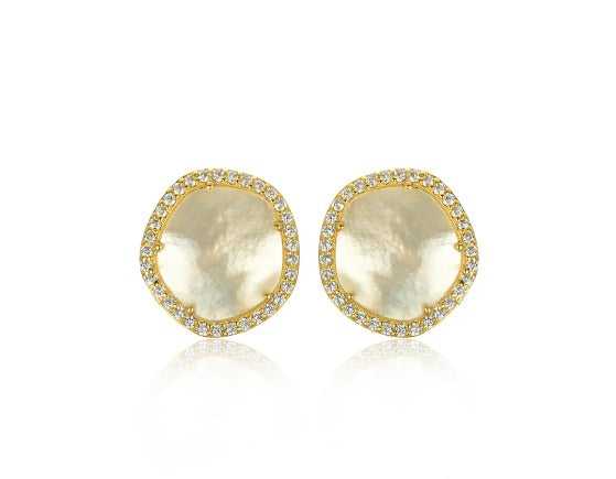 Unique Mother Of Pearl Studs