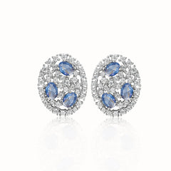 Oval Colored Studs