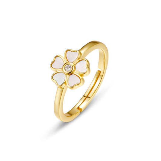 Enamel Floral Ring