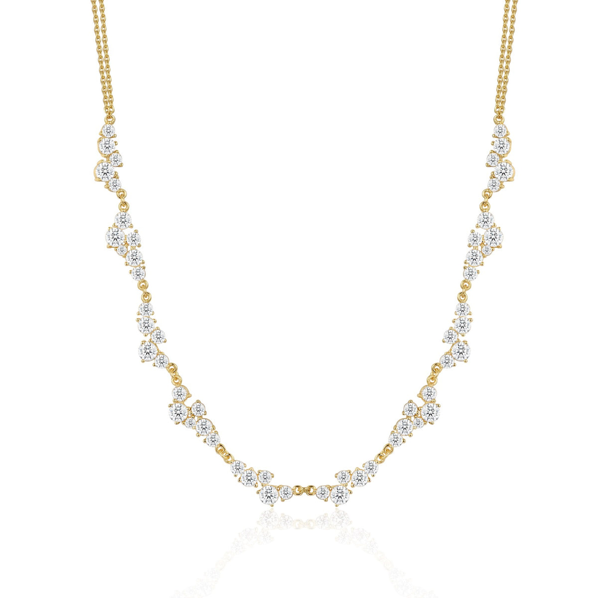 Irregular Cluster Necklace