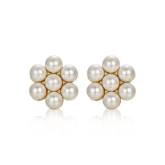 Classic Pearl Cluster Studs