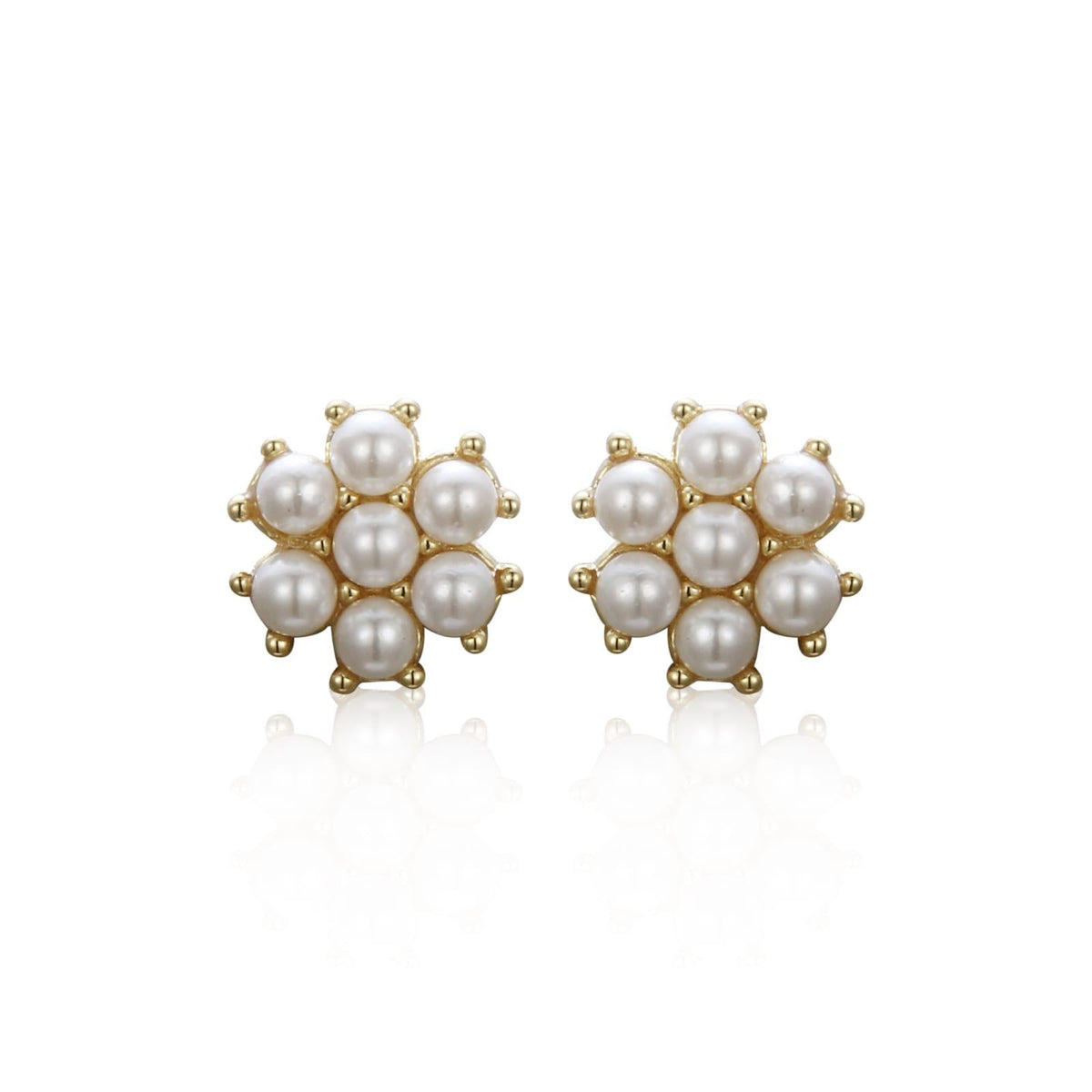 Classic Pearl Cluster Studs
