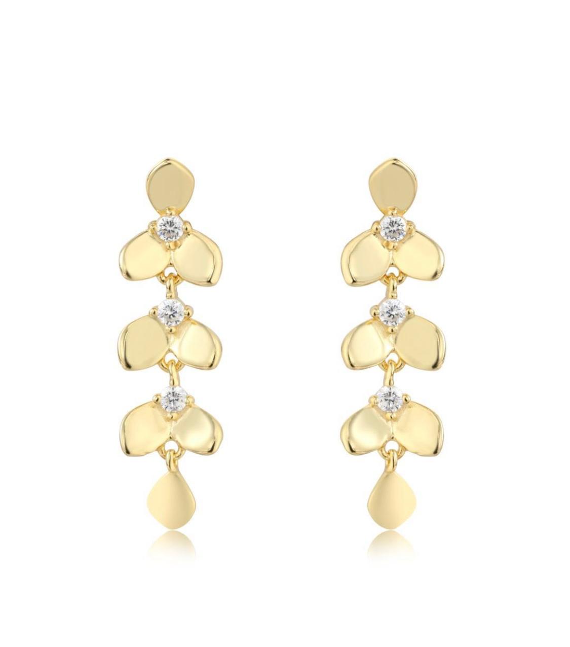 Dainty Petal Drop Earring