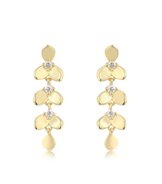 Dainty Petal Drop Earring