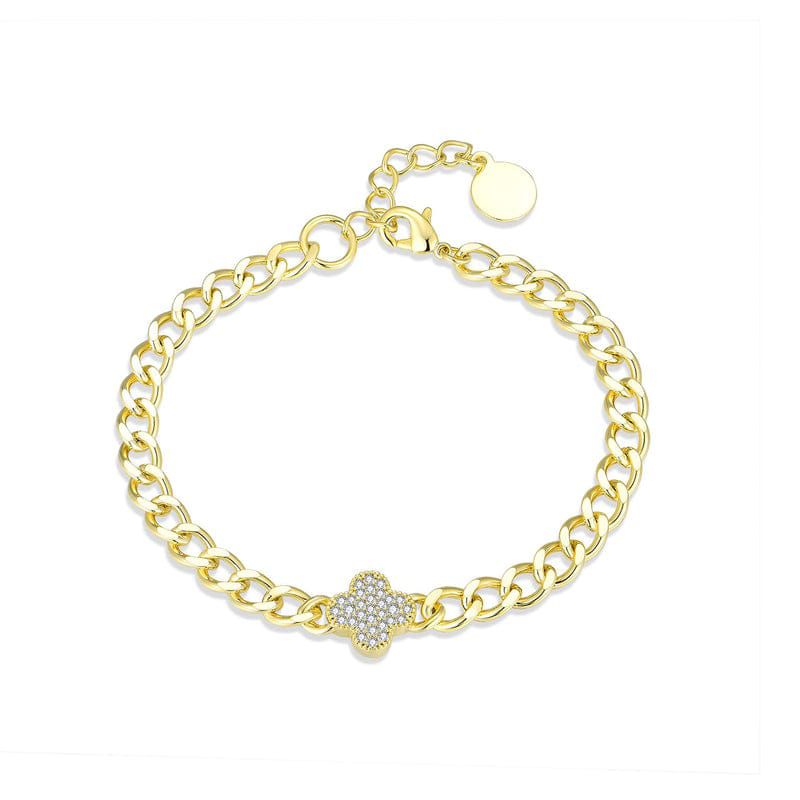 Centered Clover Bracelet