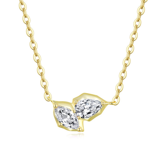 Teardrop Duo Necklace