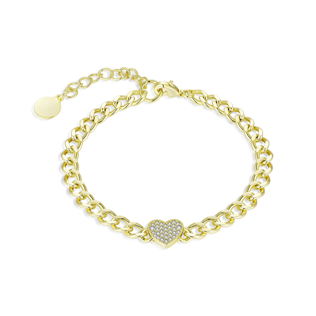 Centered Heart Bracelet