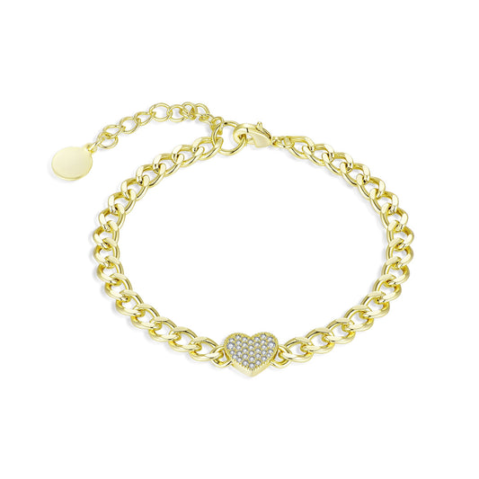 Centered Heart Bracelet