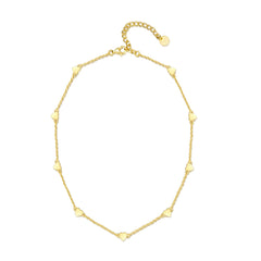 Mini Heart All Around Necklace
