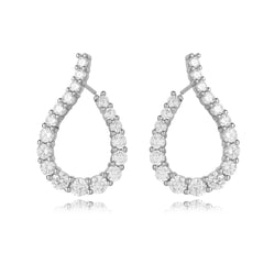 Classic Inner Outer Teardrop Earrings