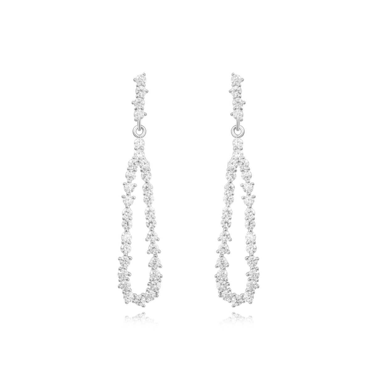 Thin Teardrop Earrings