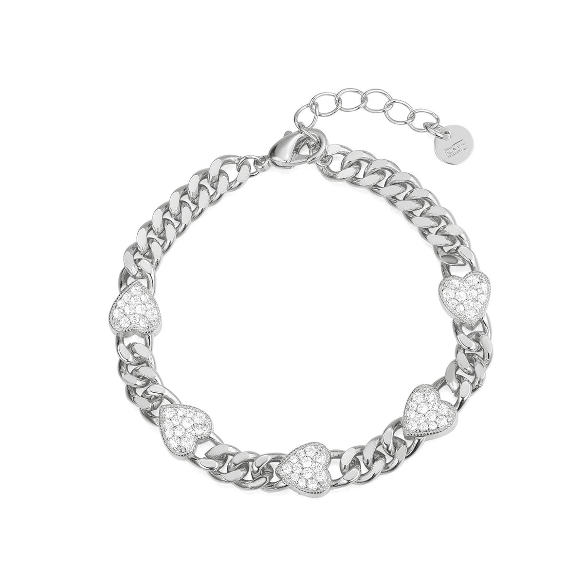 Chunky Side Heart Bracelet