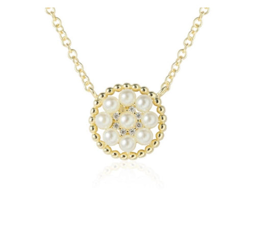 Floral Pearl Necklace