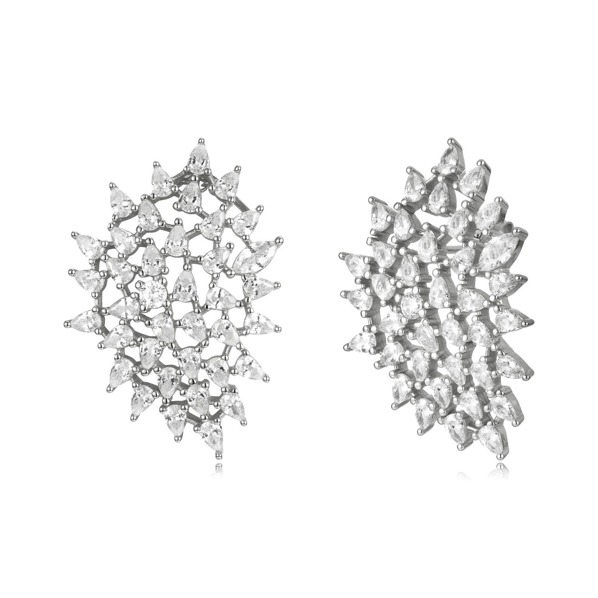 Statement Curved Crawler Earrings