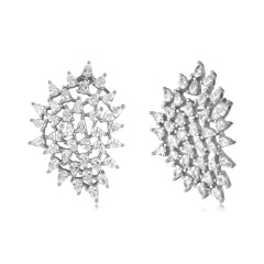 Statement Curved Crawler Earrings