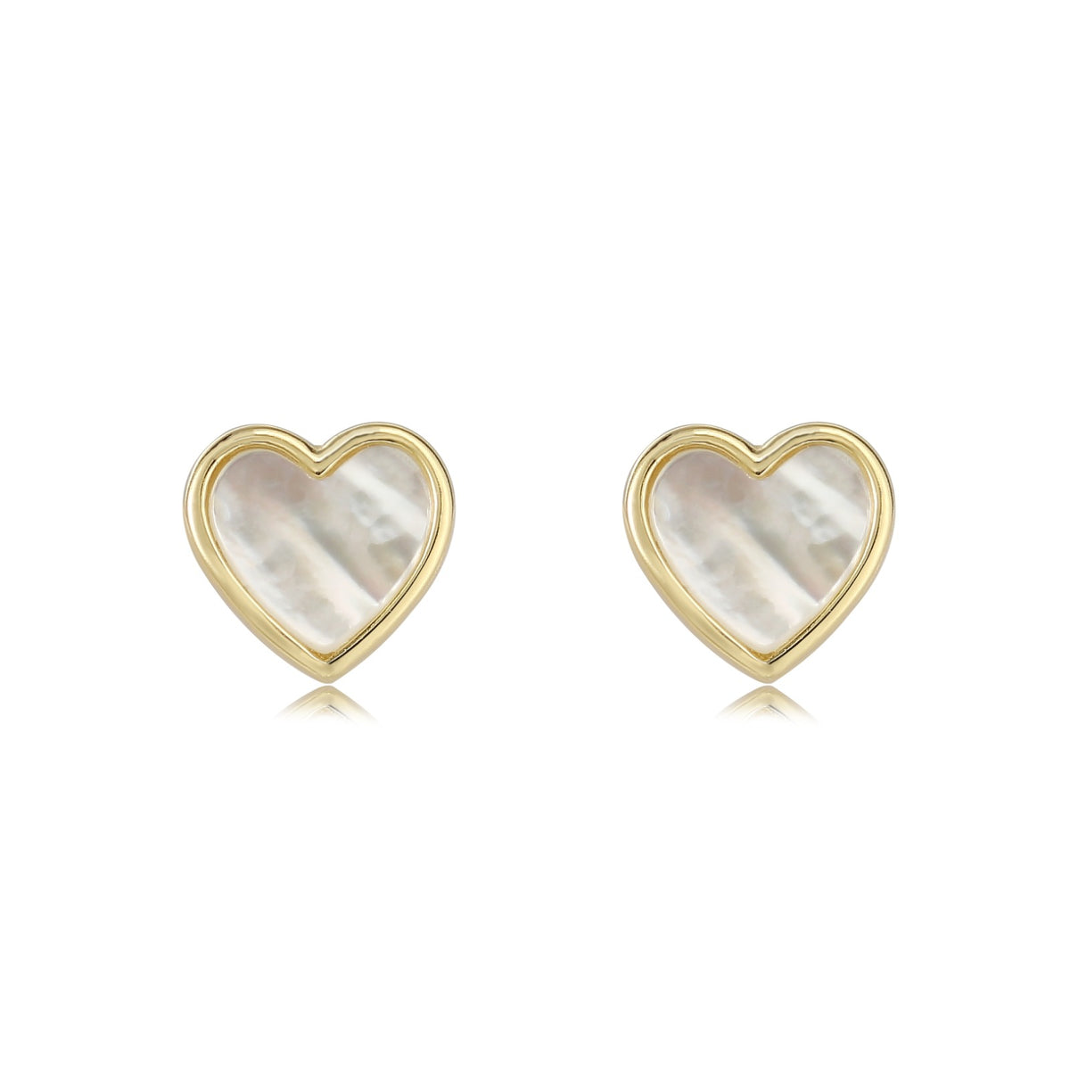 Classic Mother Of Heart Stud Earring