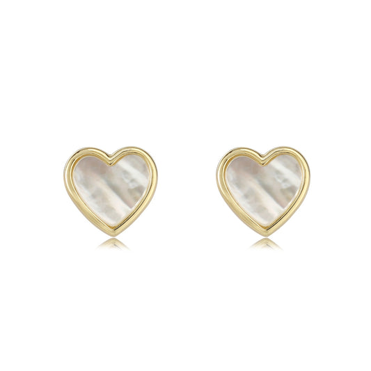 Classic Mother Of Heart Stud Earring