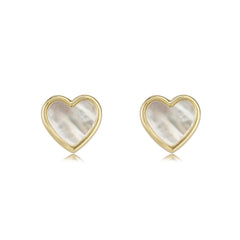 Classic Mother Of Heart Stud Earring