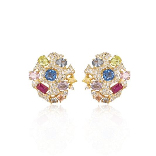 Exquisite Multicolor Shaped Studs