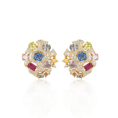 Exquiste MultiColor Shaped Studs